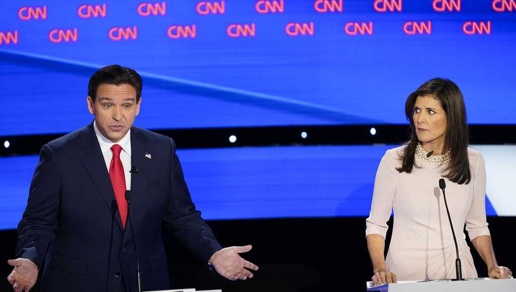 DeSantis, Haley go head to head in GOP debate