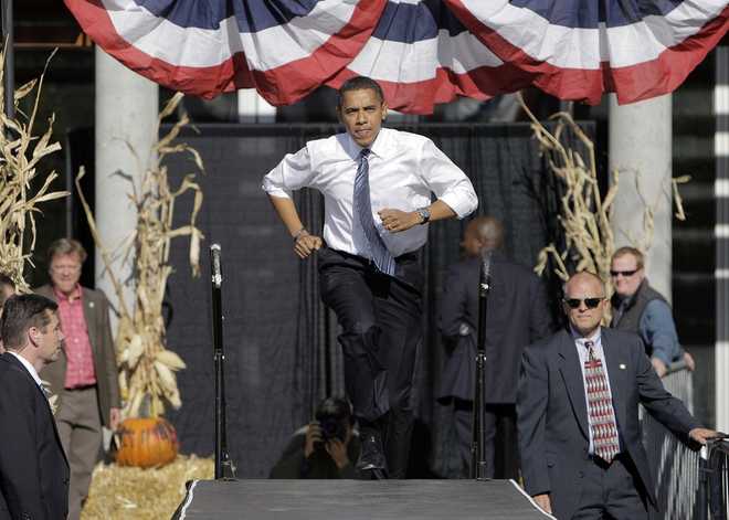 FILE&#x20;-&#x20;Then-Democratic&#x20;presidential&#x20;candidate,&#x20;Sen.&#x20;Barack&#x20;Obama,&#x20;D-Ill.,&#x20;arrives&#x20;at&#x20;a&#x20;rally&#x20;in&#x20;Des&#x20;Moines,&#x20;Iowa,&#x20;Friday,&#x20;Oct.&#x20;31,&#x20;2008.&#x20;The&#x20;once-every-four-years&#x20;Iowa&#x20;caucuses&#x20;grew&#x20;to&#x20;be&#x20;an&#x20;entrenched&#x20;part&#x20;of&#x20;U.S.&#x20;politics,&#x20;introducing&#x20;the&#x20;world&#x20;to&#x20;Barack&#x20;Obama&#x20;in&#x20;2008.&#x20;&#x28;AP&#x20;Photo&#x2F;Jae&#x20;C.&#x20;Hong,&#x20;File&#x29;