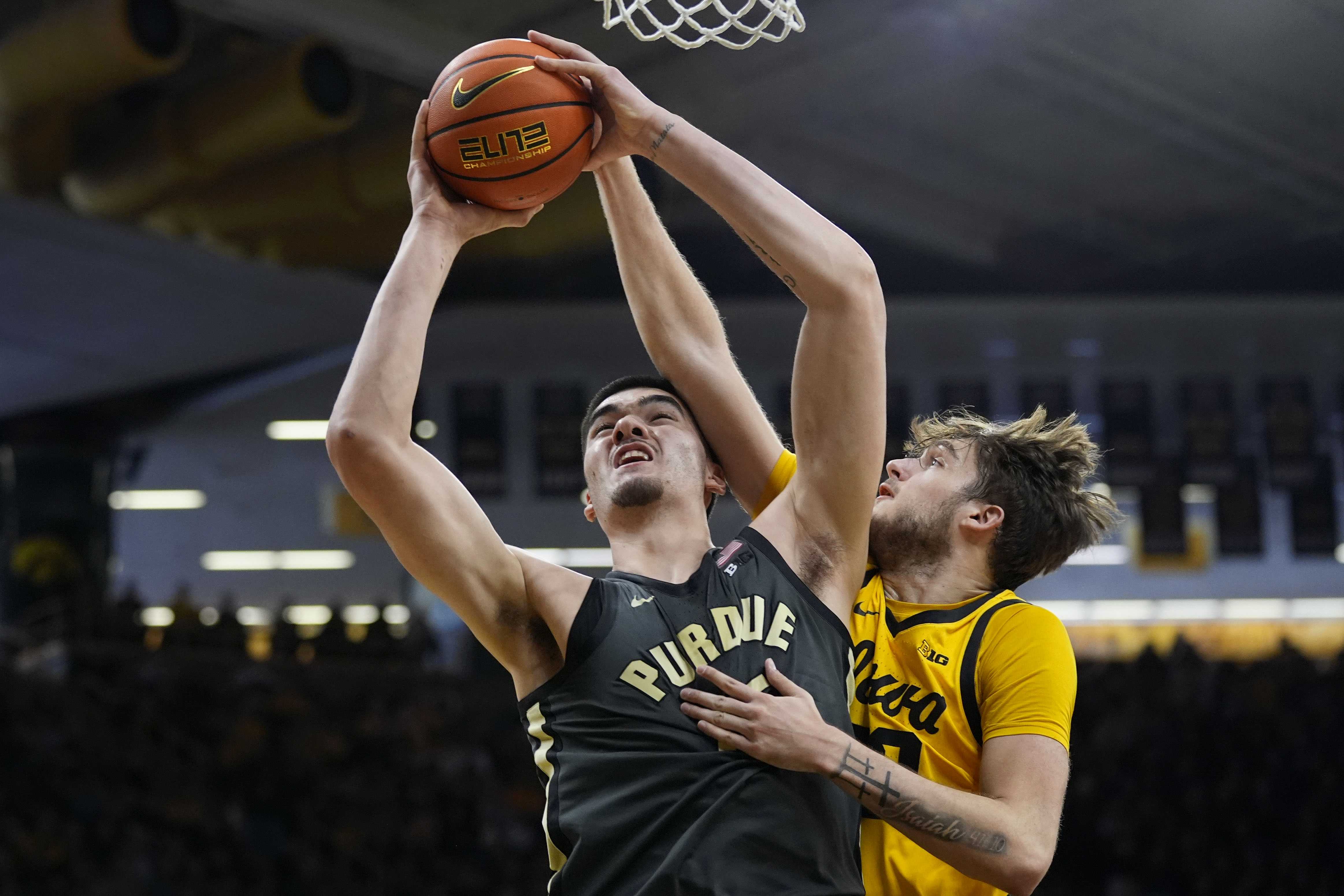 Iowa Men Can't Overcome Early Deficit Vs. No. 2 Purdue