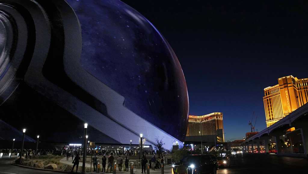 Man detained after scaling exterior of massive Sphere venue near the Las Vegas Strip - Vimarsana News