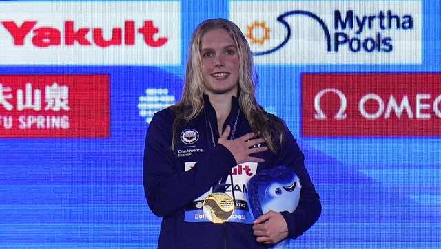 American teen Curzan takes gold at World Aquatics Championships - Vimarsana News