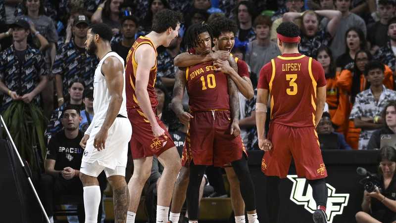 No. 8 Cyclones escape Orlando with a win over UCF