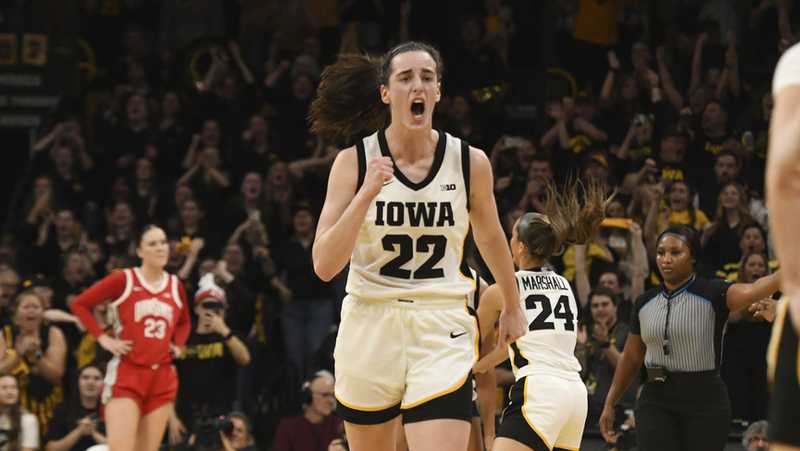 Iowa tops Ohio State in another record-setting performance by Caitlin Clark