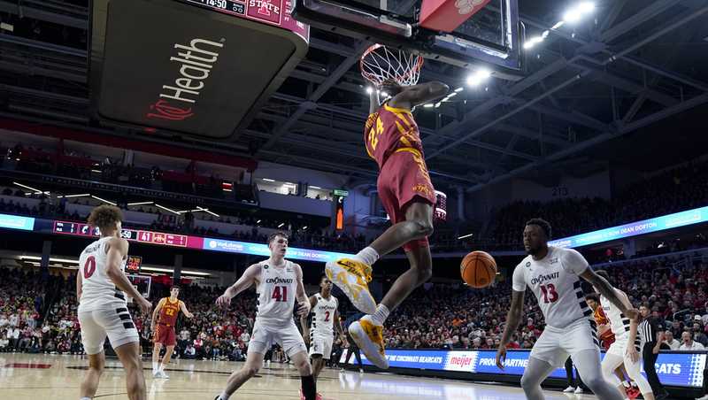 Iowa State men move up two spots in latest AP poll