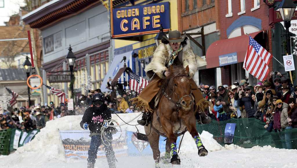 What do you get when you cross rodeo with skiing? Skijoring - Vimarsana News