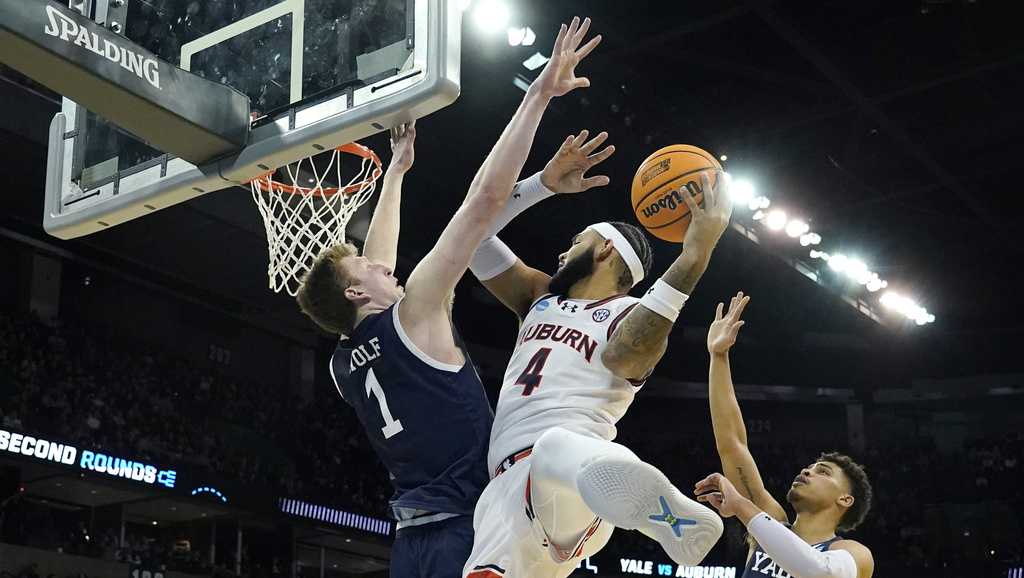 Auburn falls to Yale 78-76 - Vimarsana News