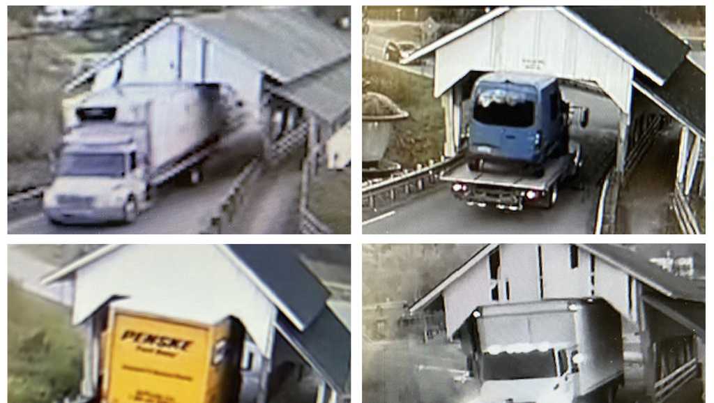 Covered bridges are under threat by truck drivers relying on GPS meant for cars - Vimarsana News