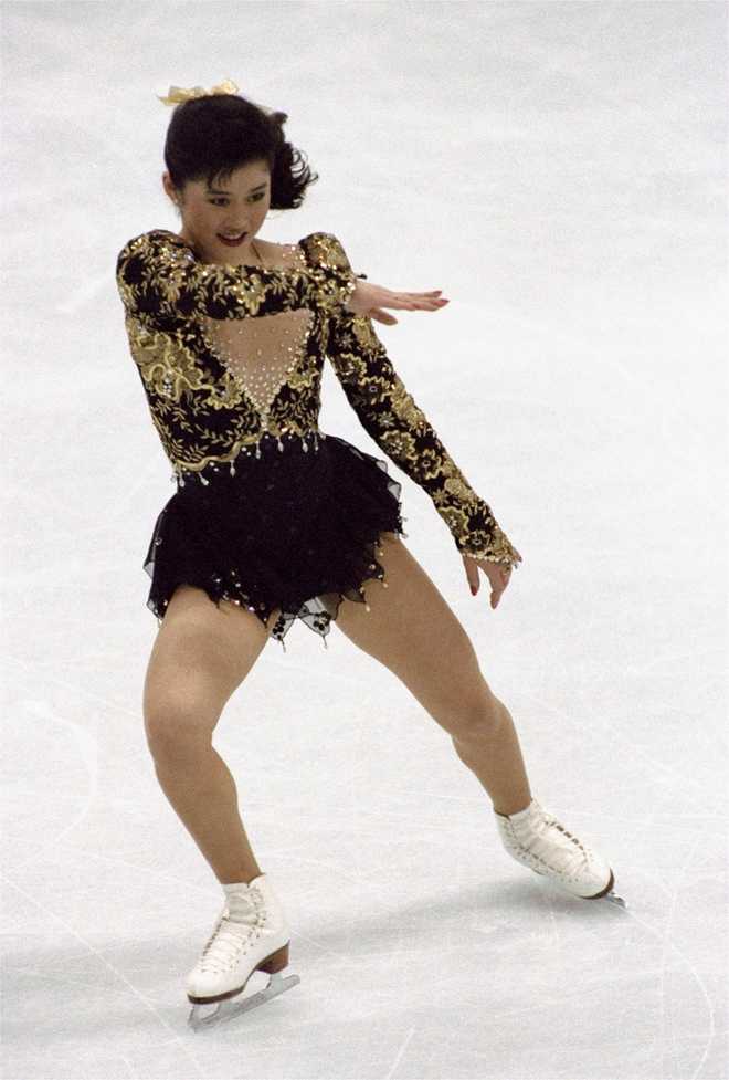 FILE&#x20;-&#x20;Kristi&#x20;Yamaguchi&#x20;of&#x20;the&#x20;U.S.&#x20;skates&#x20;in&#x20;the&#x20;free&#x20;skating&#x20;portion&#x20;of&#x20;the&#x20;women&amp;apos&#x3B;s&#x20;figure&#x20;skating&#x20;competition&#x20;at&#x20;the&#x20;XVI&#x20;Winter&#x20;Olympic&#x20;Games&#x20;in&#x20;Albertville,&#x20;France&#x20;on&#x20;Friday,&#x20;Feb.&#x20;21,&#x20;1992.&#x20;The&#x20;Fremont,&#x20;Calif.,&#x20;woman&#x20;won&#x20;the&#x20;women&amp;apos&#x3B;s&#x20;gold&#x20;medal.&#x20;&#x28;AP&#x20;Photo&#x2F;Lionel&#x20;Cironneau,&#x20;File&#x29;