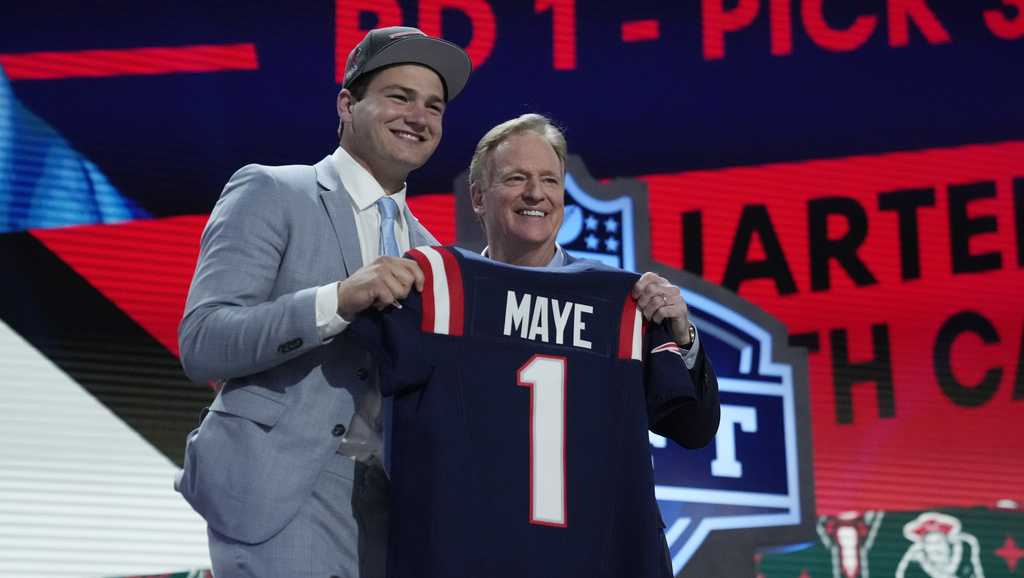 NFL Draft Results: Patriots select Drake Maye with third pick