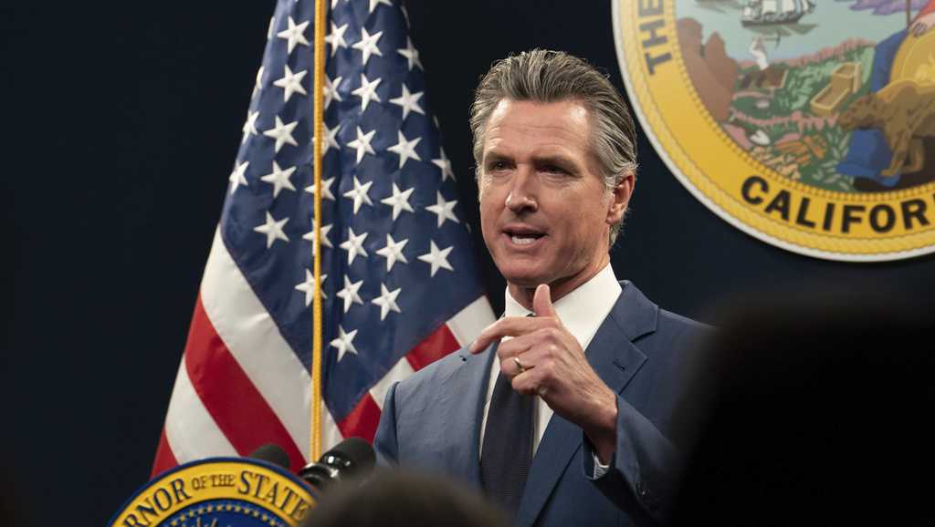 Gavin Newsom signs California bill into law banning all plastic bags at grocery stores