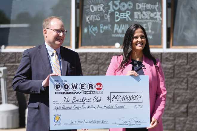 $842 million Powerball jackpot winner was just announced in Michigan