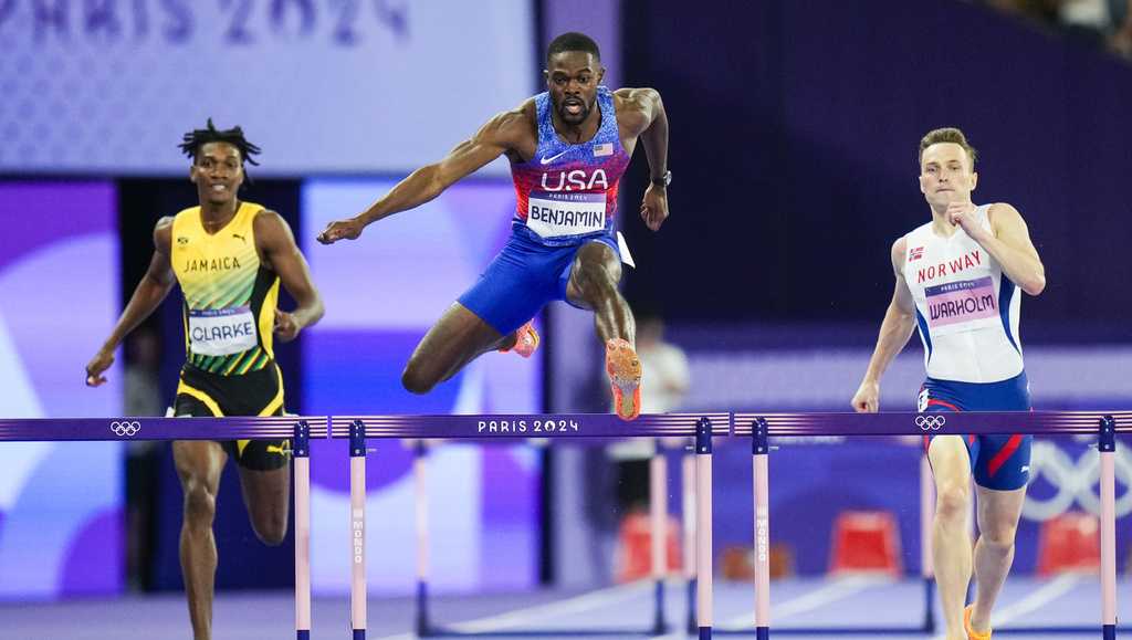 American Sprinter Rai Benjamin Wins Gold In 400-Meter Hurdles