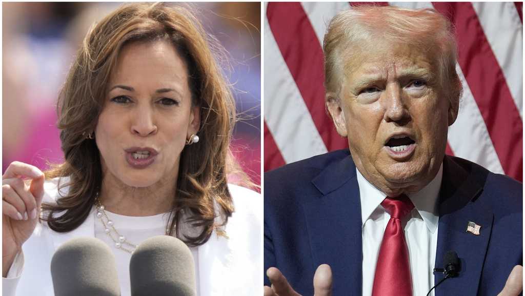 Kamala Harris and Donald Trump respond to Georgia school shooting