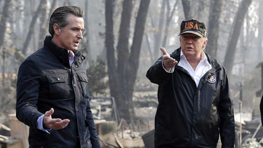 Newsom invites Trump to tour fire damage in Southern California