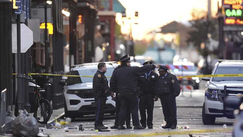 At least 10 killed after man intentionally plows truck into crowd in New Orleans