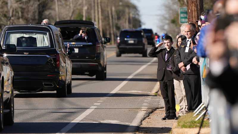 Jimmy Carter's funeral observances begin in Georgia