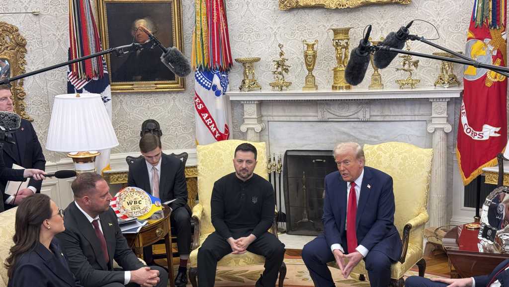 Ukraine's Zelenskyy meeting Trump for pivotal US support - WXII12 Winston-Salem