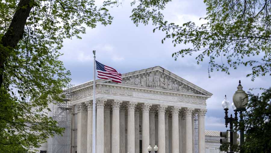 FILE - Supreme Court is seen on Capitol Hill in Washington, April 25, 2024.