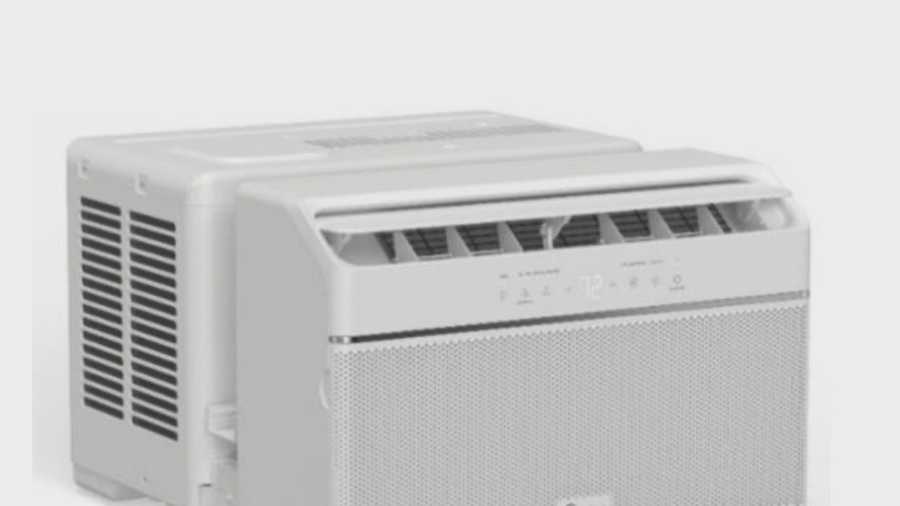 This photo provided by United States Consumer Product Safety Commission shows Midea&apos;s U Smart air conditioner, that is being recalled along with the U+ Smart air conditioners because pooled water in the units may not drain fast enough, leading to mold growth. ( United States Consumer Product Safety Commission via AP)