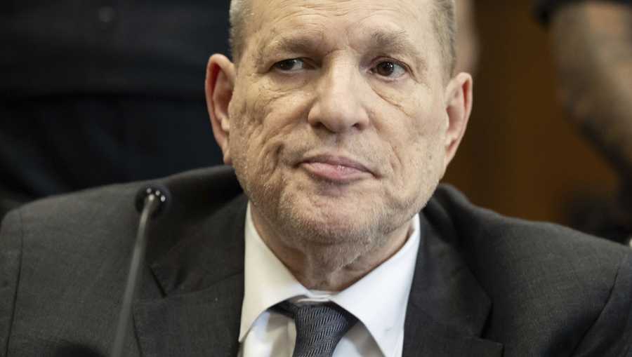 Harvey Weinstein appears in state court in Manhattan for his retrial, Friday, June 6, 2025 in New York. (AP Photo/Yuki Iwamura)