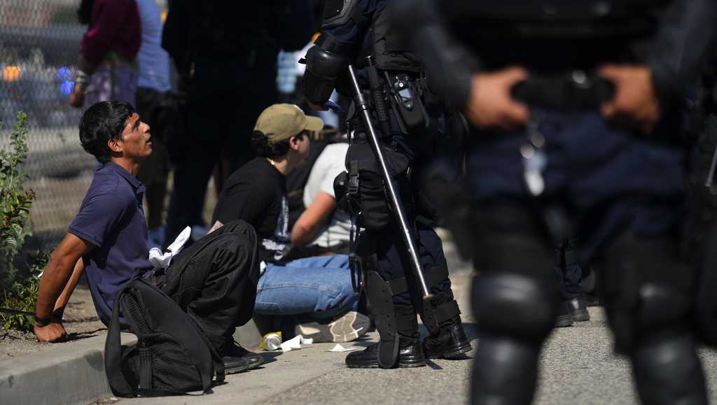Over 200 Arrested in LA Curfew After Immigration Protests