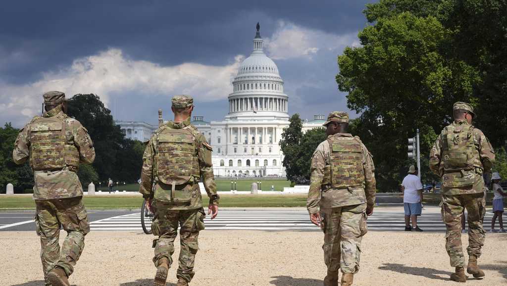 National Guard Vehicle Collides with Civilian Car on Capitol Hill Amid Troop Deployment