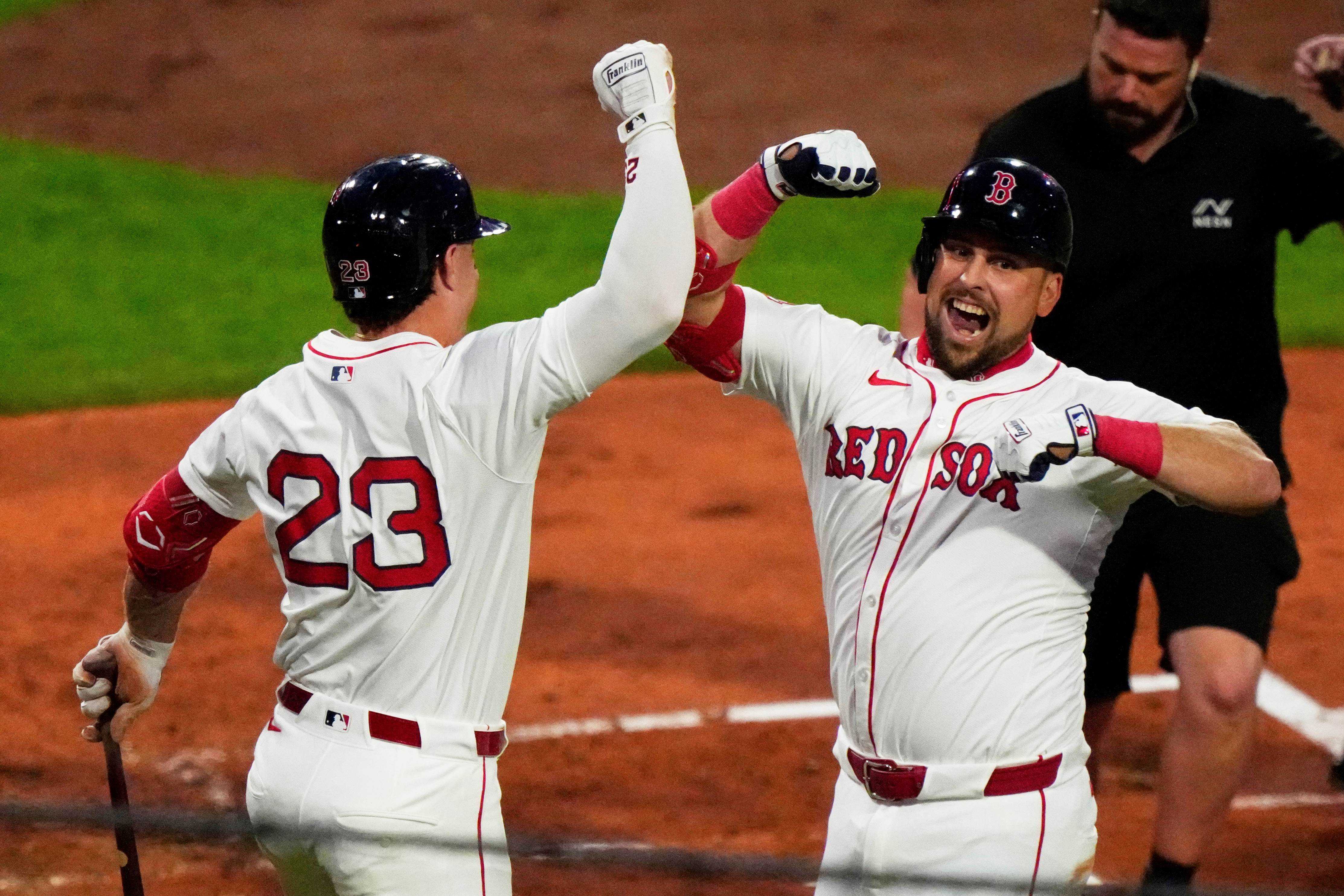 Bregman's clutch hit in the 8th helps Red Sox rally past Guardians