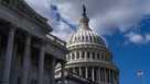 The U.S. Capitol is seen on the second day of the government shutdown, in Washington, Thursday, Oct. 2, 2025.
