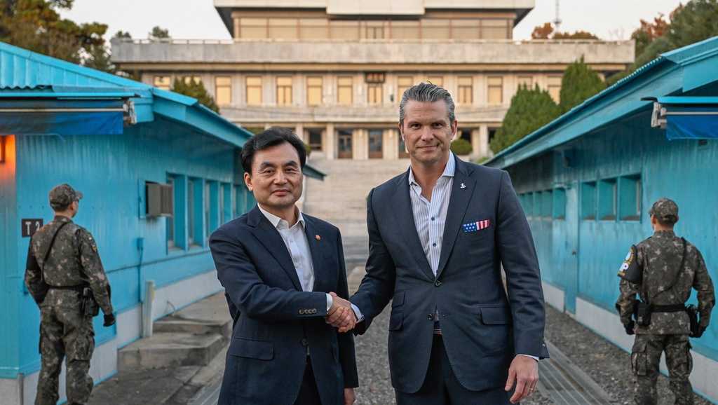 U.S. Defense Secretary Pete Hegseth visits DMZ ahead of security talks with South Korean officials