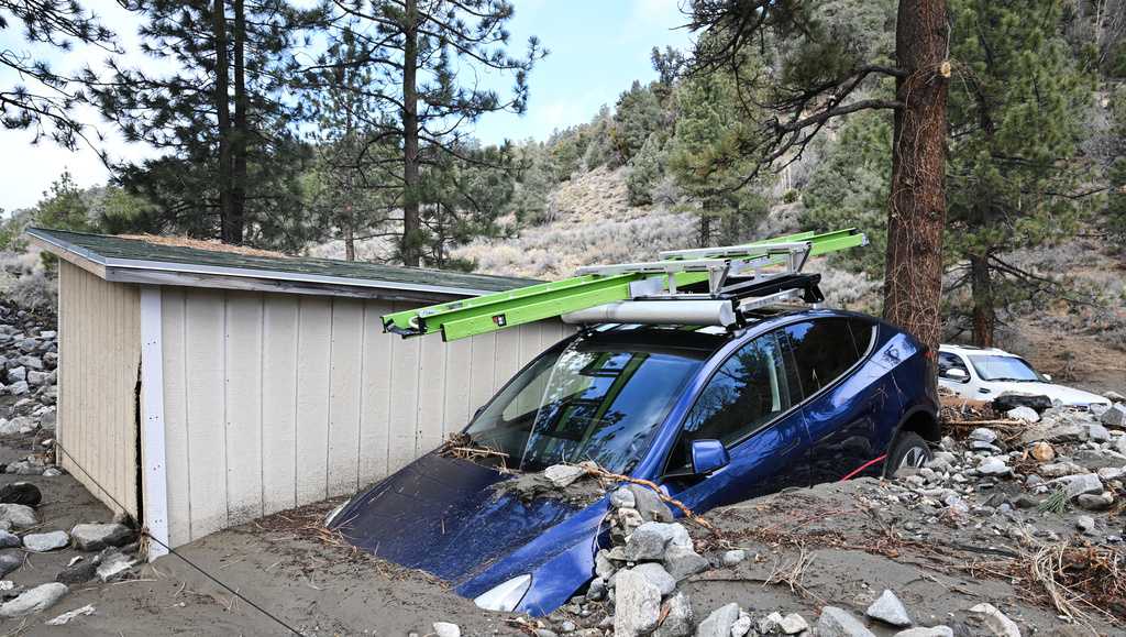New storm hitting waterlogged Southern California could cause more flooding and mudslides