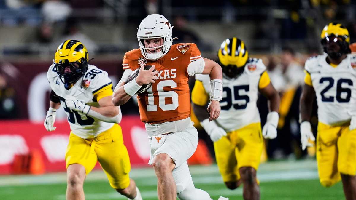 Arch Manning leads No. 14 Texas to a 41-27 Citrus Bowl win over No. 18 Michigan