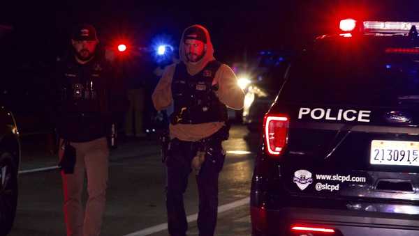 Police respond to a fatal shooting in a parking lot of The Church of Jesus Christ of Latter-day Saints in Salt Lake City on Wednesday, Jan. 7, 2025.