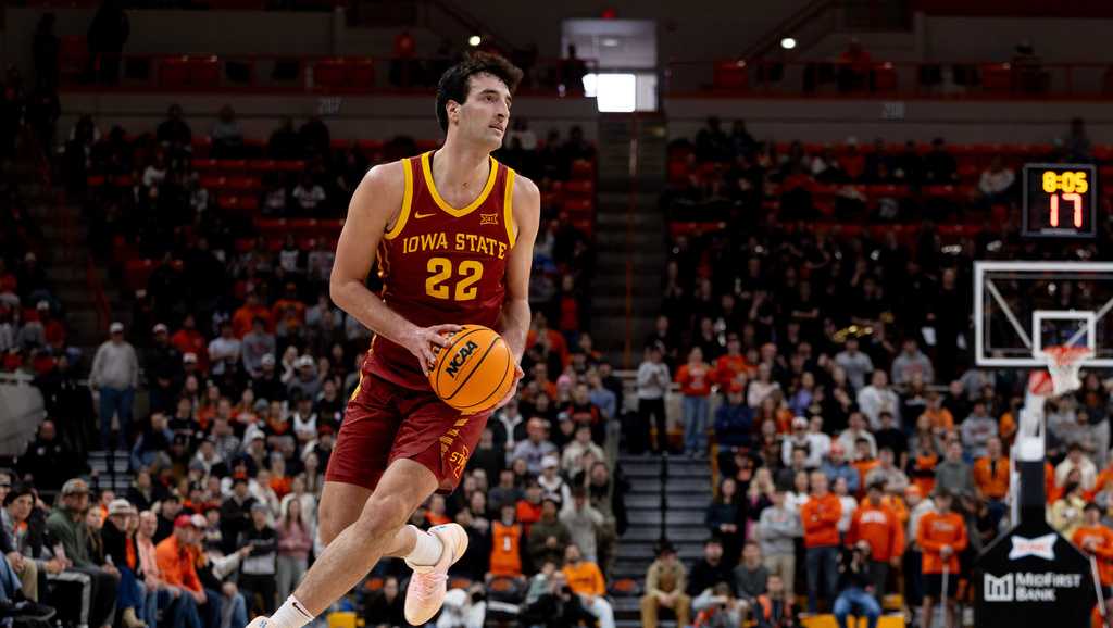 Momcilovic scores 29 as No. 9 Iowa State rolls past Oklahoma State