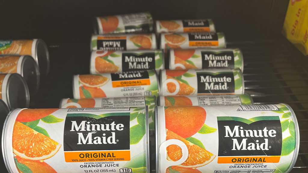 Minute Maid halts sale of frozen canned juices