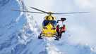 A rescue helicopter arrives after United States' Lindsey Vonn crashed during an alpine ski women's downhill race, at the 2026 Winter Olympics, in Cortina d'Ampezzo, Italy, Sunday, Feb. 8, 2026. 