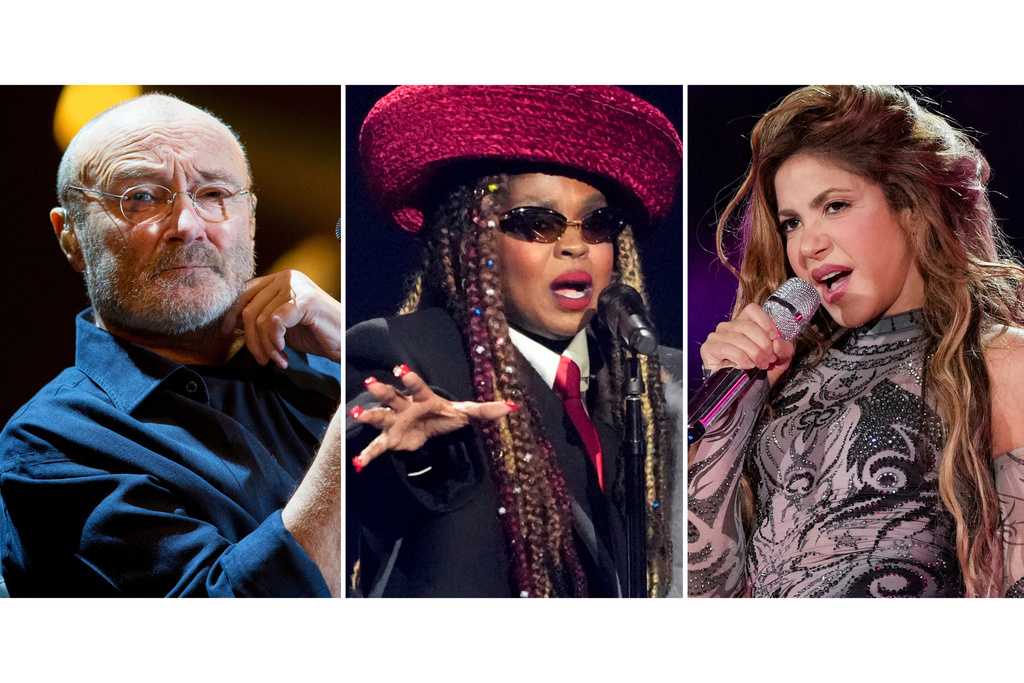 Phil Collins, Lauryn Hill and Shakira among Rock & Roll Hall of Fame 2026 nominees