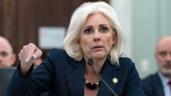 National Transportation Safety Board (NTSB) Chairwoman Jennifer Homendy testifies before the Senate Committee on Commerce, Science, and Transportation hearing at Capitol Hill, Thursday, Feb. 12, 2026, in Washington. (AP Photo/Jose Luis Magana)