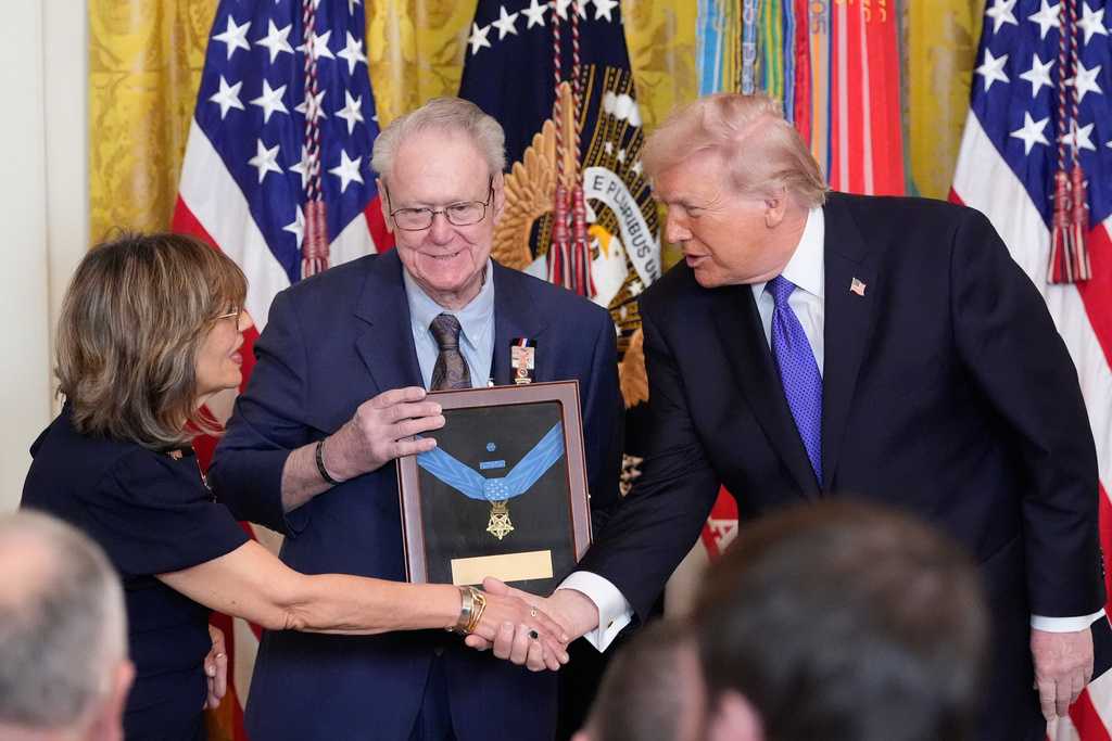 Trump awards the Medal of Honor to 3 US Army service members in a White House ceremony