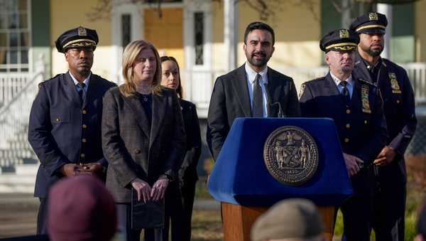 New York Mayor Zohran Mamdani speaks during a news conference at Gracie Mansion, Monday, March 9, 2026, in New York.