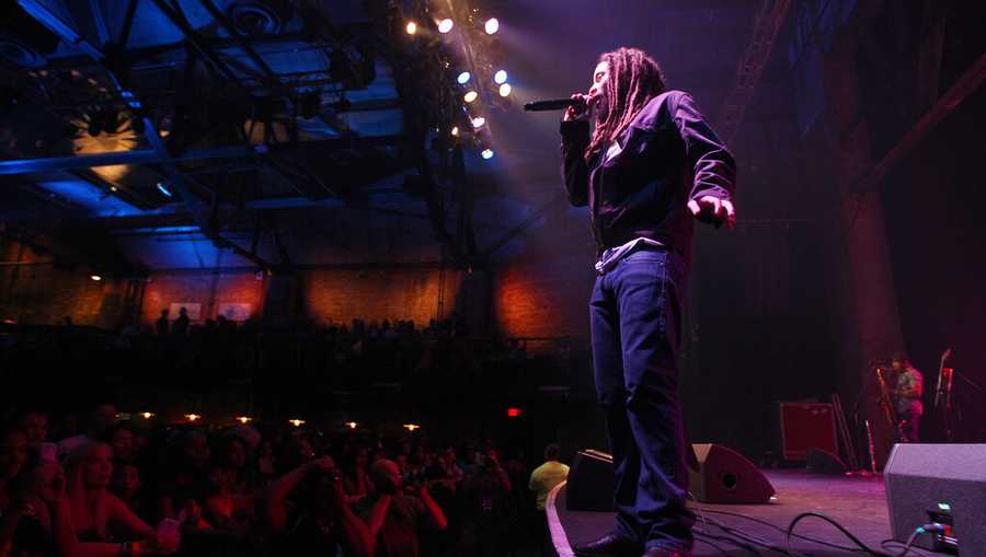 Jo Mersa Marley performs during the "Catch A Fire Tour 2015" stop at The Paramount in Huntington, Long Island on Tuesday, Sept. 1, 2015, in New York. (Photo by Donald Traill/Invision/AP)
