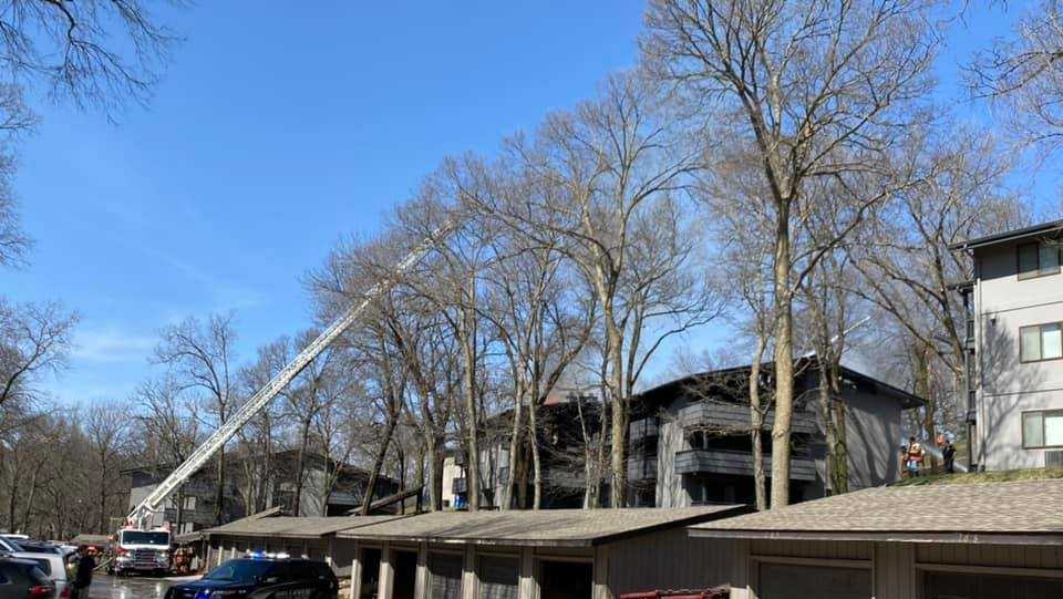 Bellevue apartment fire displaces 12 families