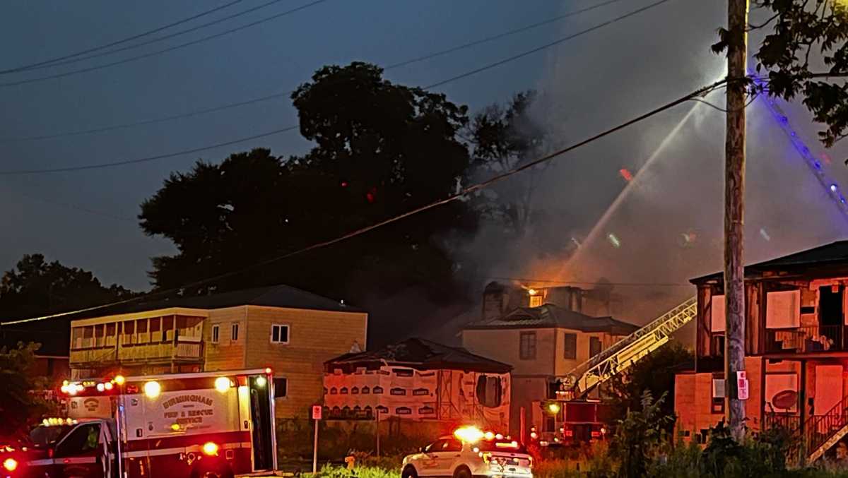 Firefighters battle vacant apartment complex fire for the third time ...