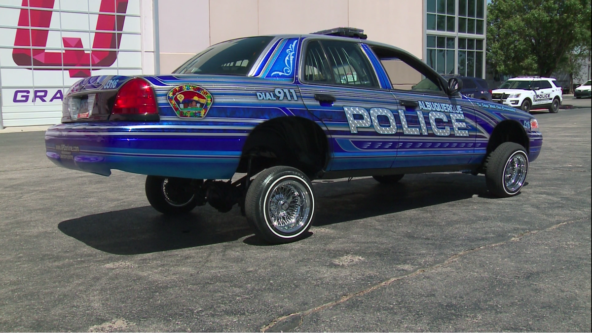 new mexico lowrider police car