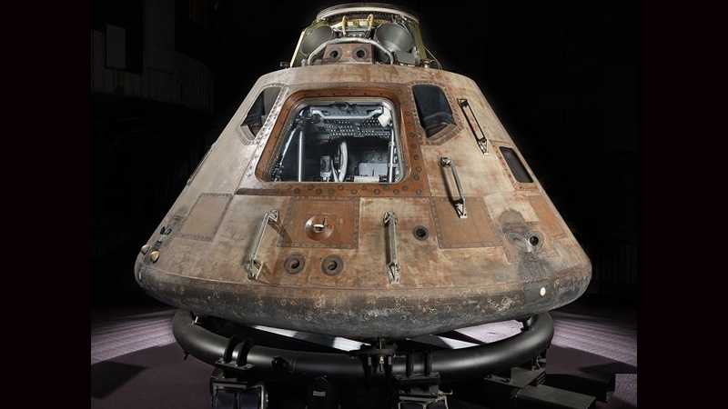 The Apollo 11 command module, Columbia.