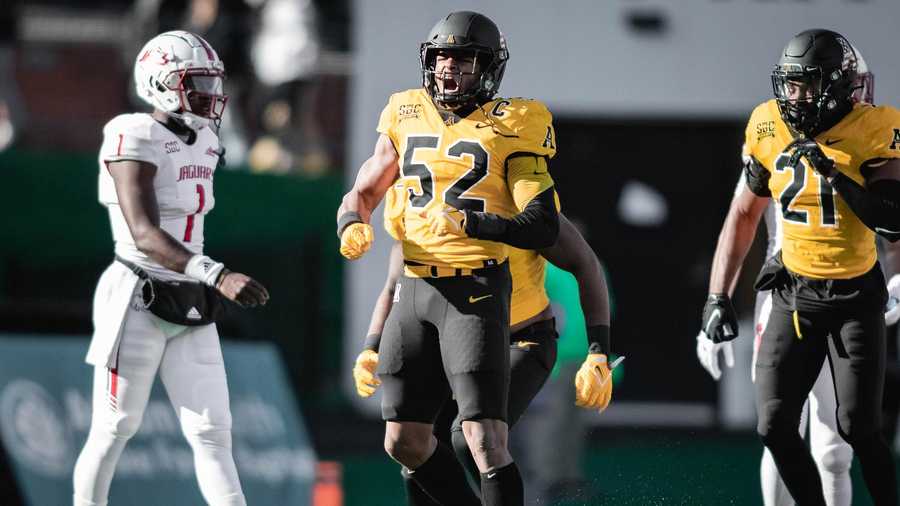 saints select appalachian st. lb d'marco jackson in the fifth round of the nfl draft