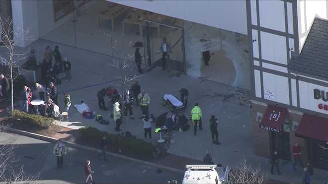 Vehicle crashes into Apple store in Hingham, Massachusetts