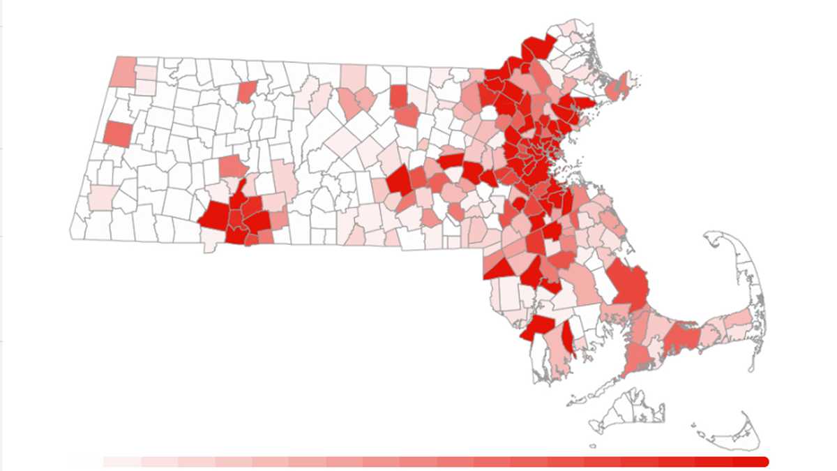 Massachusetts releases new town-by-town coronavirus infection data - WCVB Boston thumbnail