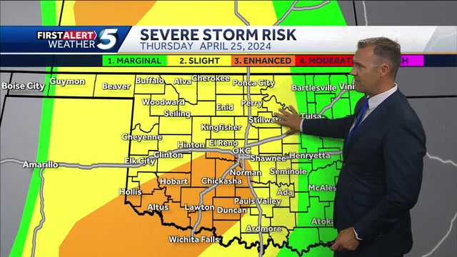 TIMELINE: Oklahoma could see storms with large hail, tornado risk - Vimarsana News