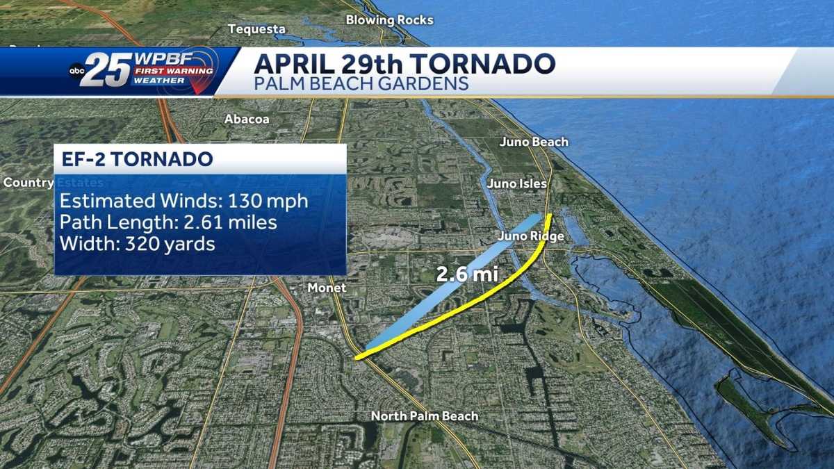 11 minutes of destruction Breaking down the path of the Palm Beach Gardens tornado