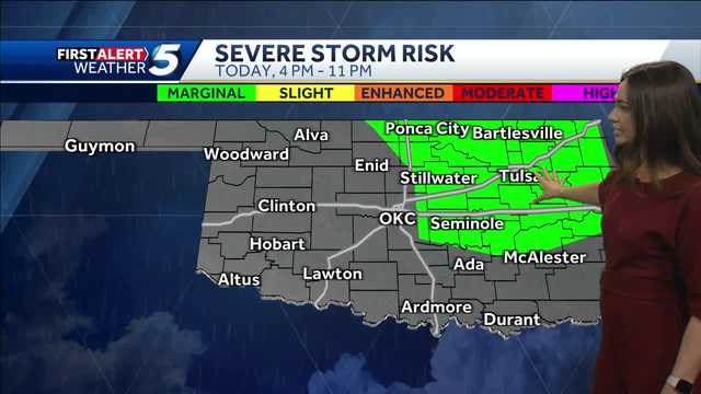 Oklahoma could see storms with quarter-sized hail on Saturday - Vimarsana News